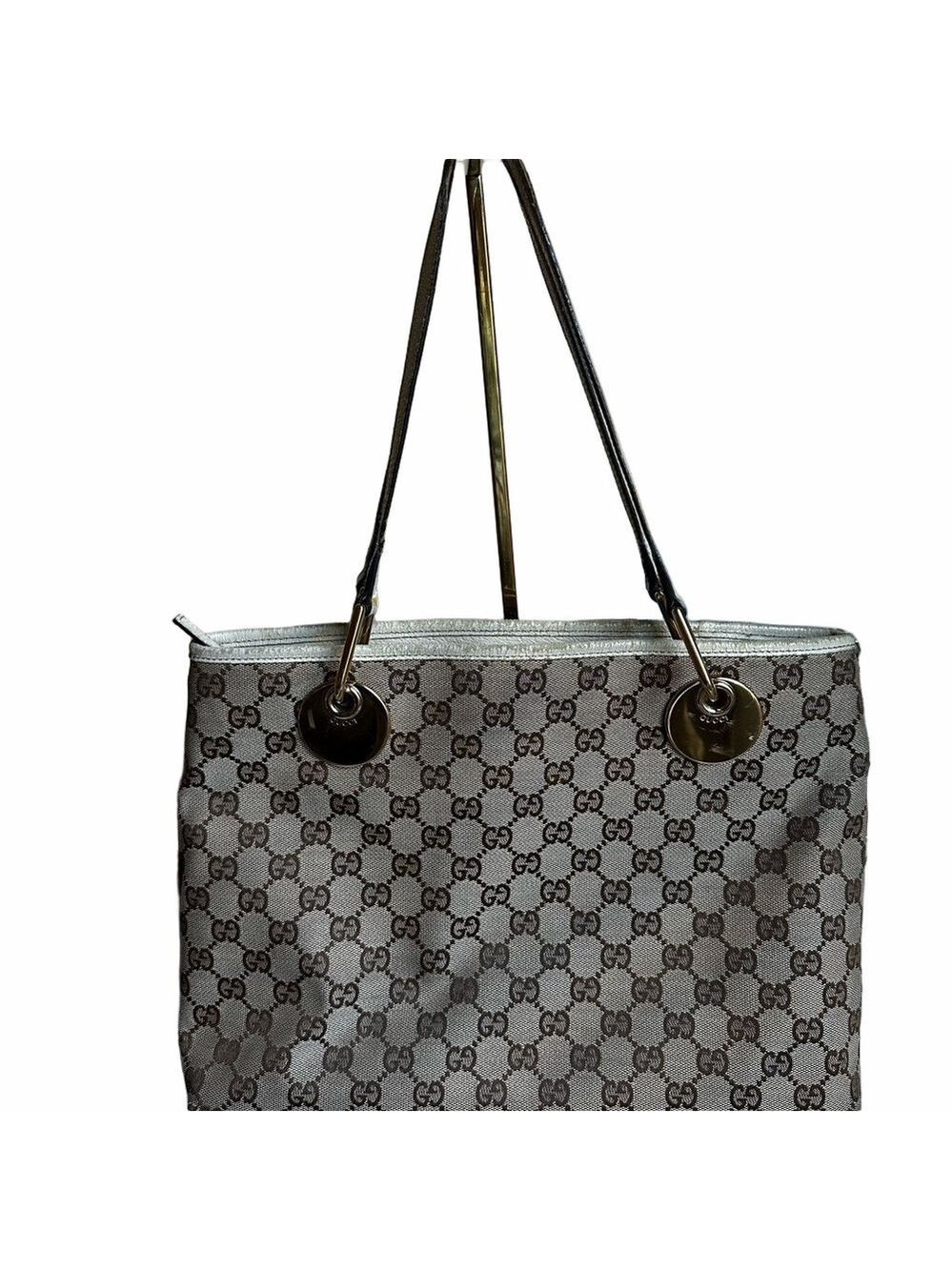 Gucci GG Monogram Logo Tote Bag with COA